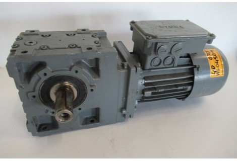 40,2 RPM 0,25 KW  50 Nm. Asmaat 2x 25 mm, brake. Used.